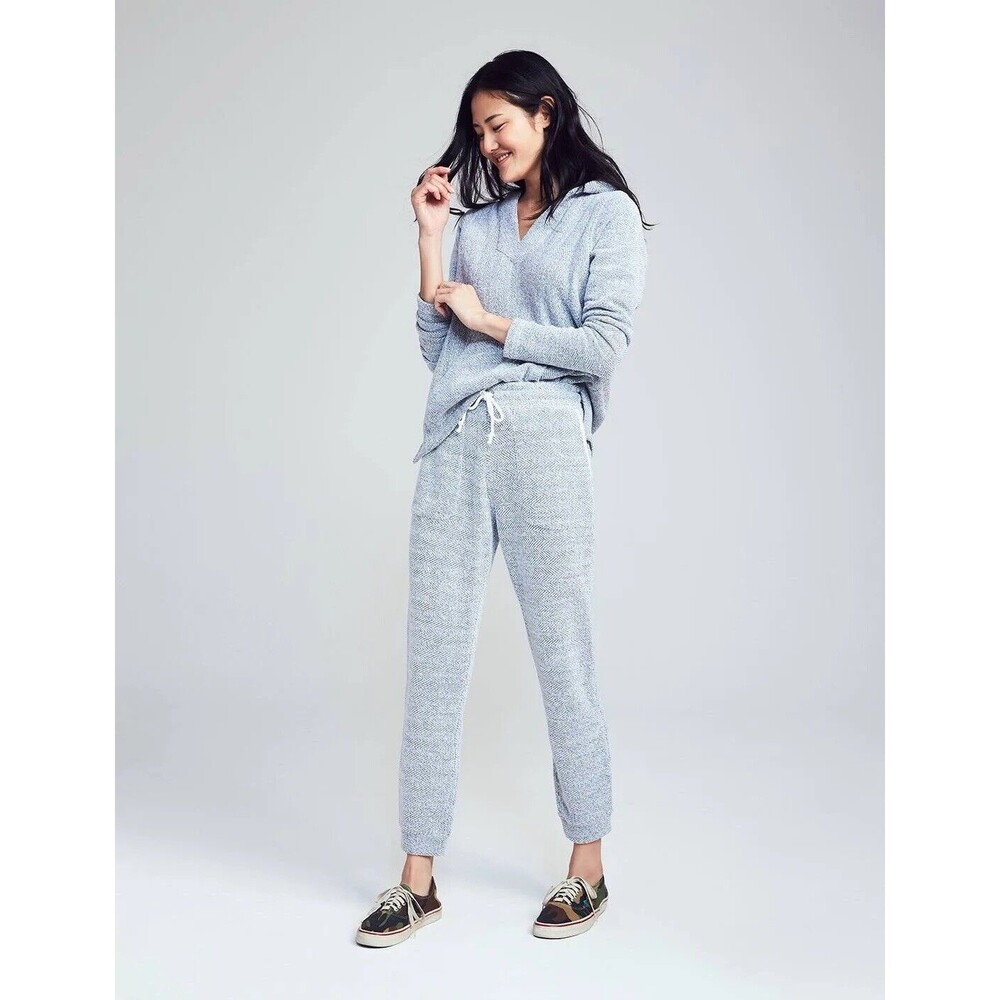 Faherty Womens Pants Blue Seabrook Relaxed Jogger Knit Classic Small